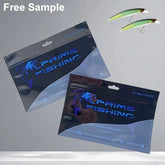 Customizable 3 Side Seal Soft Mylar Plastic Feed Hook Zipper Live Bait Fishing Packaging Bags for Fish