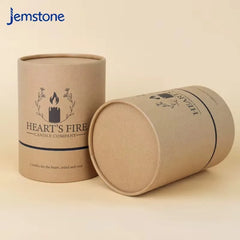 Custom Eco-Friendly Brown Kraft Paper Tube Food Tea Coffee Cylinder Packaging Round Cosmetic Perfume Cardboard Tube Packaging