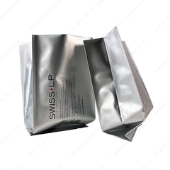 Bulk Tea & Coffee Packing Bags Aluminum Foil Plastic Side Gusset with Middle Seal Tear Notch for Coffee Beans Food Sealing