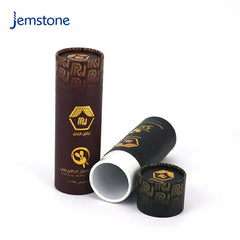 Custom logo Eco-Friendly Round Luxury Kraft Honey Paper Tube Food Cardboard Cylinder Packaging for Tea Coffee