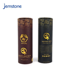 Custom logo Eco-Friendly Round Luxury Kraft Honey Paper Tube Food Cardboard Cylinder Packaging for Tea Coffee