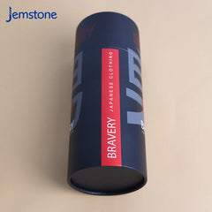 Printing Paper Tube Powder Food Safe Round Packaging Paper Cans with Easy Ring Foil Peel Off Ends Composite Material Round Shape