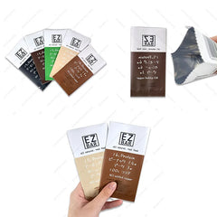 MOQ 500 Plastic Snack Sachet Bag with Energy Bar Chocolate Wrap Back Side Sealed Pouch for Food Packaging for Pet & Canned Foods