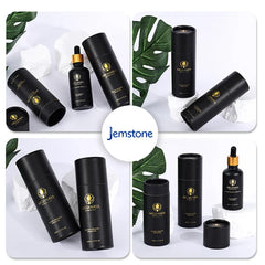 Custom Packaging Bottles Food Black Cardboard Tube Essential Oil Twist up Cosmetic Paper Tube