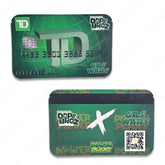 Custom 3.5g Soft Touch Mylar Pouch Resealable Laminated Candy Packaging Plastic Portable Shape Foil Die Cut Mylar Bag