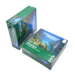 Free Sample Custom Design Adult Puzzle Games Manufacturer 1000 Pieces Jigsaw Puzzle for Kids