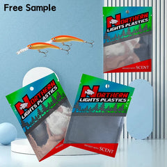 Custom Printed Soft Plastic Fishing Lure Bags Waterproof Self-Sealing Hermetic for Fish Lures Moisture Proof