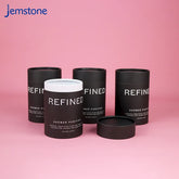 Printed Food Grade Kraft Box Cylinder Packaging Black Cardboard Tube Custom Luxury Push up Coffee Tea Paper Tube