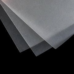 A4 8.5"x11" Translucent Tracing Sulfuric Aci Paper Sticker With Clear Backing Sulfate Sticker Adhesive Paper Film Paper Sulfur