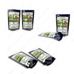Mylar Vegetable Seed Ziplock Stand up Pouch Resealable and Moisture-Proof Packaging with Glossy Foil Dried Food Zipper Bag