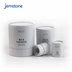 Biodegradable Scented Candle Jar Cylinder Kraft Cardboard Push up Oil & Aroma Diffuser Cosmetic Round Paper Tube Packaging