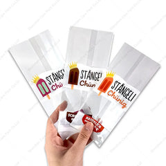 Custom Moisture-Proof Mylar Edible Popsicle Bags Food Grade Plastic Wrapper with Tear Notch for Ice Cream Pet Food Canned Food