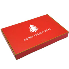 Custom Christmas Cookie Donut Cake Food Chocolate Gift Bule Shipping Cardboard Coated Paper Mailer Boxes With Logo Packaging