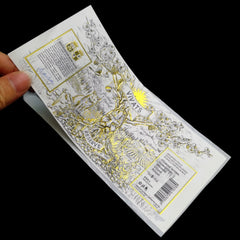 Custom Luxury Gold Foil Stamping Embossed Recycled Textured Paper Sticker Uv Spot Logo Printing Wine Label for Glass Bottle