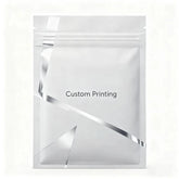Customized Mini 3 Side Heat Seal Sachet Personal Care Packaging Skincare Facial Pouch With Zipper