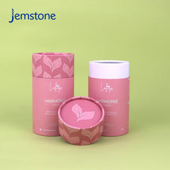 Eco-Friendly Custom Logo Round Luxury Kraft Cardboard Food Tea Bag Coffee Beans Powder Paper Tube Loose Tea Cylinder Packaging