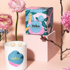 Scented Candles Custom logo and Packaging square Paper Cosmetic Candle Packaging Gift Box Custom Luxury Candle Packaging Boxes