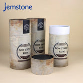 Custom Eco Printed Round Kraft Cardboard Tube Luxury Push up Cylinder Paper Tube Food Container Box Packaging