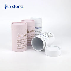 Custom Personal Design Printed Craft Kraft Cardboard Tube Gift Box Cylinder Packaging Food Powder Tea Coffee Candle Paper Tube