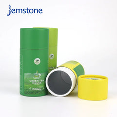 Luxury Kraft Cardboard Box Cylinder Packaging Custom Food Grade Coffee Bean Tea Leaf Tea Bag Push up Paper Tube