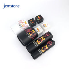 Wholesale Custom Perfume Cylinder Packaging Black Kraft Paper Cardboard Tea Coffee Tube Luxury Curled Edge Candle Paper Tube