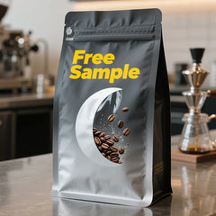 Coffee Packaging Bags With Easy Tear Resealable Eight Side Seal Coffe Cafe Bean Package Bag