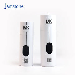 Custom Printed Recyclable Clothing Craft Cylinder T-shirt Sock Kraft Cardboard Silk Glove Towel Paper Tube Packaging With Window