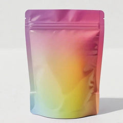 Baggies Aluminum Foil Cookies 3.5g Soft Touch Child Proof Bag for 1OZ&2OZ Edible Gummy Pouches With Zipper