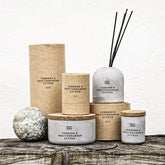 100% Recycled Kraft Material Candle Paper Tube Packaging Custom Printed Cardboard Tube Round Candle Cylinder Box