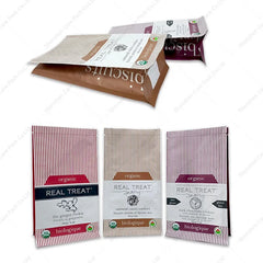 Dry Food Packing Pouch Snack Nuts Dry Fruit Flexible Laminated Foil Plastic Food Flat Bottom Empty Packaging Bag