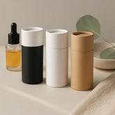 100%Recyclable Luxury Empty Push up Kraft Cardboard Lip Balm Deodorant Tubes Cosmetic Paperboard Twist up Lipstick Paper Tube