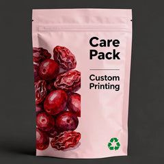 Customized Compostable Doypack Plastic Sealable Dried Fruit Nuts Seeds Packaging Pouch for Food Packing