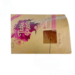 Chinese Factory Customized Printing 1 oz Kraft Paper Stand Up Bag With Zipper 100% Recyclable Biodegradable Zipper Ba