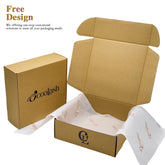 China 100% Recycled E-commerce Business Packaging Tissue Paper Board Clothing Shipping Kraft Corrugated Boxes with Logo