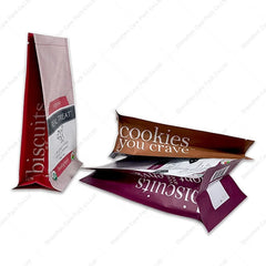 Dry Food Packing Pouch Snack Nuts Dry Fruit Flexible Laminated Foil Plastic Food Flat Bottom Empty Packaging Bag