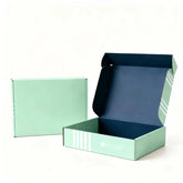 Custom Branded Printed Black Corrugated Shipping Boxes Clothing Packaging Mailer Paper Box