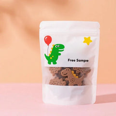 Plastic Food Seal with clear Window 3.5g 7g 14g Laminated Plain Candy Cookie Compostable Zipper Bag for Food