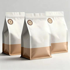 Custom 8oz 12oz 16oz Coffee Bag Aluminum Foil Flat Bottomed Long Freshness Coffee Packaging Bean Bags With Valve