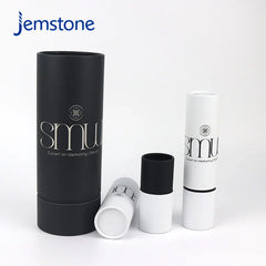 Custom Eco-Friendly Skincare Kraft Cardboard Paper Tube Perfume Essential Oil Bottle Paper Cylinder Packaging