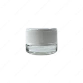 Custom 15ml Mini Glass Jar with Child-Resistant Lid 4oz Concentrate Oil Storage Child Proof