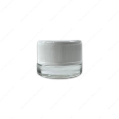 Custom 15ml Mini Glass Jar with Child-Resistant Lid 4oz Concentrate Oil Storage Child Proof