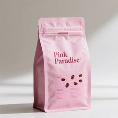 Label Plastic One Way Valve Roated Bean Flat Bottom Zipper Coffee Beans Bags With Valve and Zipper