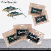 Customized Micro Trout Bait Emballage Poisson Fishing Softbaits Hook Gear Soft Plastic Bait Mylar Bag