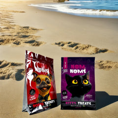 Recyclable Food Grade Smell Proof Dog Food Treat Packaging Bags Flat Bottom Bags With Zipper.