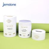 Printed Recyclable Luxury Kraft Cardboard Rose Gold Candle Paper Tube Craft Paper Tube Cylinder Packaging Boxes for Candle