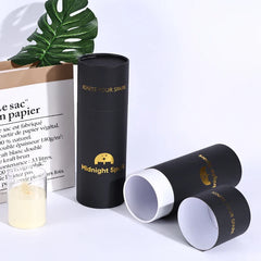 Custom Product Cosmetic Black Round Kraft Push up Cardboard Tube Bottles Luxury Twist up Perfume Paper Tube Packaging