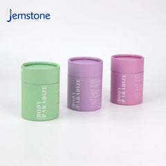Eco-Friendly Custom Food Grade Kraft Cardboard Tea Coffee Cylinder Packaging Collagen Powder Spices Salt Paper Tube