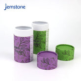 Printed Food Coffee Bean Tea Leaf Tea Bag Paper Tube Seasoning Spices Snack Cake Nut Kraft Cardboard Cylinder Packaging