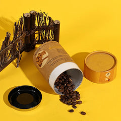 Custom Kraft Tea Waterproof Luxury Gold Leaf Black Twist up Food Coffee Paper Tube Packaging Boxes