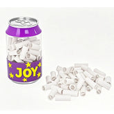 Custom Cap Color Plastic Bottom 3.5 7g Clear Soda Cans Packaging Tobacco 90ml 135ml PE Jars With Screw Lids